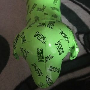 Victoria secret pink giant dog green